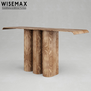 WISEMAX FURNITURE Table <span class=keywords><strong>console</strong></span> d'entrée étroite de style nordique moderne Meubles d'intérieur Peinture laquée Table <span class=keywords><strong>console</strong></span> en bois - Product Image 4
