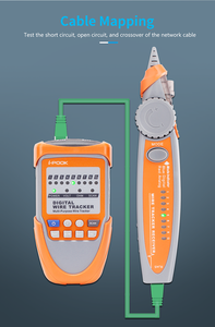เครื่องติดตามสายไฟ RJ11เครื่องมือของวิศวกรเครือข่ายและ RJ45 PK65แบรนด์ I-<span class=keywords><strong>pook</strong></span> ที่มีฟังก์ชันการวัดความยาว - Product Image 6