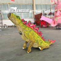 Parc d'aventure intérieur pour enfants, jeu interactif, robot chien dinosaure intégré, dinosaure animatronique réaliste