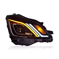 Phares de voiture pour Toyota Crown 2003-2009, phare avant DRL LED avec lentille de projecteur, accessoires automobiles