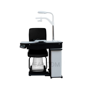 Hot Sale Ophthalmic Medical Instrument Height Adjustment &amp; Storage Drawers <strong>Optometry</strong> Chair &amp; <strong>Table</strong> Set for Eye Exam - Product Image 2