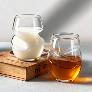 Vaso de Vidrio Creativo <span class=keywords><strong>en</strong></span> Forma de <span class=keywords><strong>Pulgar</strong></span>, 500 ml, Apto para Lavavajillas, Vasos de Whisky para Uso Doméstico, <span class=keywords><strong>en</strong></span> Restaurantes, Hoteles y Oficinas - Product Image 2
