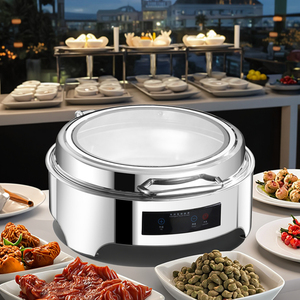 Elettrico in Acciaio Inox Hotel Ristorante Buffet Display Temperatura di Controllo Apparecchiature per la ristorazione per locali da pranzo - Product Image 4