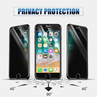 Film Protecteur d'Écran en Verre Trempé Anti-Espion Anti-Reflet pour Téléphone Portable pour iPhone 16 15 14 13 12 11 Pro Max XR 7 8 Plus