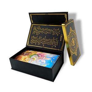 Cartas de juego de adivinación de papel laminado de <span class=keywords><strong>tarot</strong></span> holográfico de lámina de oro de alta calidad personalizadas OEM - Product Image 1