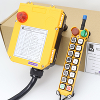 Control Remoto Inalámbrico Industrial de Doble Velocidad con 14 Botones, Impermeable IP65, para Sistema de Elevación de Grúas Puente, Modelo F24-14D