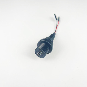 RY Personnalisé Mini 5Pin Femelle Panneau Rouge et Noir Fil Connecteur Extension <span class=keywords><strong>MMX</strong></span> ZERO USB Connecteur - Product Image 2