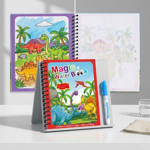 Ensemble de livres de coloriage à l'eau réutilisables pour enfants, livre de gribouillage à l'eau sans désordre pour les tout-petits de <span class=keywords><strong>3</strong></span> ans et plus - Product Image 1