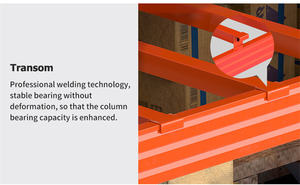 Étagères industrielles personnalisables de supermarché de support de stockage d'entrepôt en métal résistant pour l'acier d'empilement de palette - Product Image 3