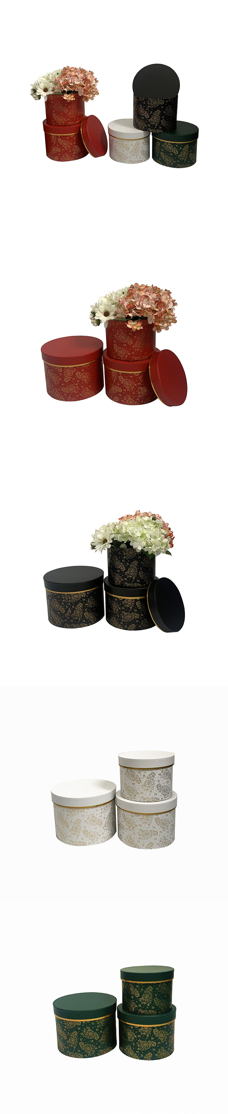 round tube floral arrangement gift box wholesale paper packaging preserved soap roses bouquets cajas para flores flowers boxes