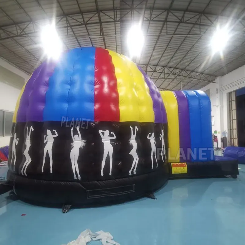 Wholesale Party Rental Inflatable Bounce House PVC Bouncy Jumping Castle Inflatable Disco Dome For Sale
