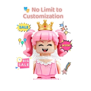 دمى صغيرة مطبوعة حسب الطلب |   لعبة مكعبات البناء متوافقة مع التصاميم المخصصة - Product Image 2