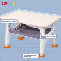 Table de jeu moderne en plastique pour enfants ensemble de chaises jouets éducatifs lecture pour le salon