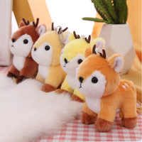 Forêt Animal En Peluche Porte-clés Cerf En Peluche Porte-clés Jouets Cerf De Noël Porte-clés Animaux De La Jungle Porte-clés Elk De Noël Porte-clés