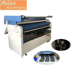 2021 textile heat press fusing machine/ 900mm fabric belt cloth collar fusing press machine/continuous leather bonding machine