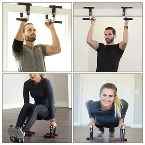 Wellshow Sport Doorway <strong>Pull</strong> <strong>up</strong> <strong>Bar</strong> Handles Portable Doorframe Push <strong>up</strong> <strong>Bars</strong> Stands Chin <strong>up</strong> <strong>Bar</strong> for <strong>Home</strong> and Travel - Product Image 6