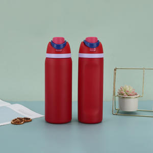 IStapromo Gifts Vaso térmico de acero inoxidable 304 con asa y tapa a presión, vaso personalizado para frutas - Product Image 2