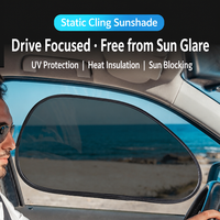 Pare-soleil statique pour vitres de voiture CARFU AC-781, protection latérale en maille pour SUV, bébés et enfants, anti-UV, anti-chaleur, anti-éblouissement, accessoires intérieurs de voiture