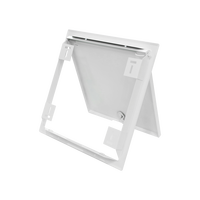 Panneau d'accès métallique en acier inoxydable 400x400mm avec cadre soudé