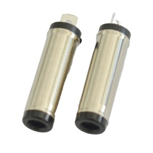 Bán Hot 5.5mm * 2.5mm 5525 nickel-mạ đen nhựa âm thanh TV DC Power Jack nối 22.5l nam Cắm Chất lượng cao kết nối - Product Image 5