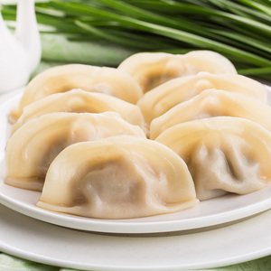 Sanquan Dumplings surgelés à la coriandre et aux œufs - Snack à frire rapidement en sachet pour les détaillants - Product Image 6