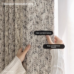 Nuove <span class=keywords><strong>Tende</strong></span> Jacquard Italiane Minimaliste di Alta Gamma, Isolanti, in Gradiente Nero-Bianco-Grigio per Soggiorno, Sala da Pranzo <span class=keywords><strong>e</strong></span> Camera da Letto - Product Image 1