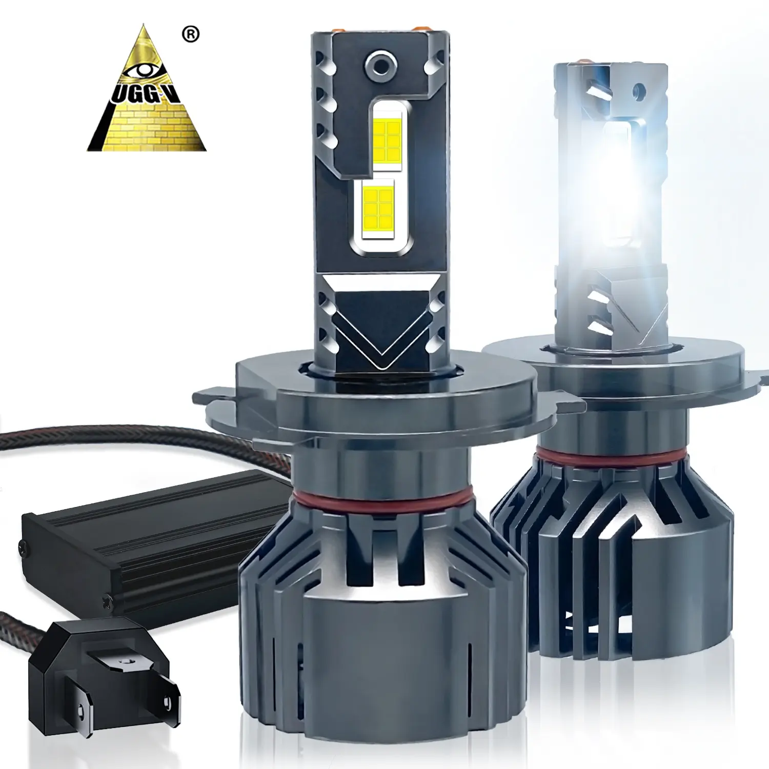 UGF25 H4 Light LED OEM Factory Selling High Power Led Headlight for Car Headlight Lamp 9-16V Led Headlight H4 Led Bulb 12V IP68