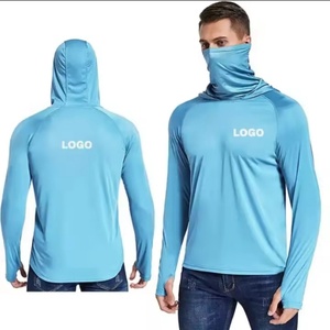 เสื้อตกปลาแขนยาวผู้ชายสั่งทำพิเศษ ระบายอากาศได้ดี ป้องกันรังสียูวี พิมพ์ลาย พร้อมหน้ากาก - Product Image 2