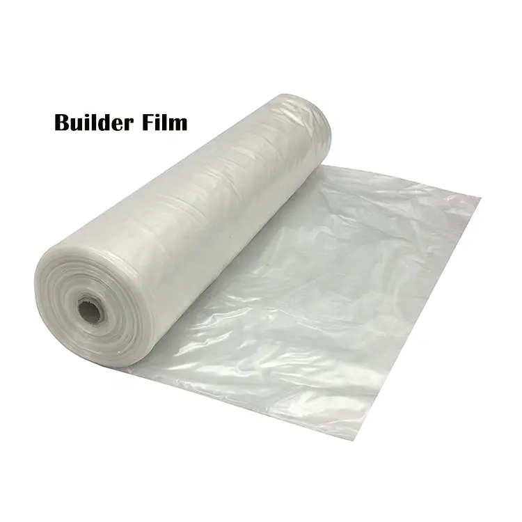 Wholesale Extra Large PE plastic film disposable plastic covers film roll clear protective film