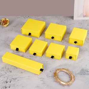 Jinsky Tùy Chỉnh Tông Đồ Trang Sức Quà Tặng Túi Vòng Cổ Vẽ Hộp Gói Hộp Giấy Với Màu Đen Bọt Cho Đồ Trang Sức Bao Bì - Product Image 6