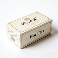 Boîte d'expédition personnalisée en papier kraft écologique et recyclable pour pilules, avec poignée, estampage à chaud doré, design pliable