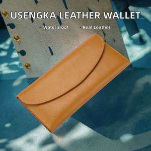 Porte-cartes en cuir véritable de haute qualité, personnalisé, impression intégrale, mode, porte-cartes en cuir extrêmement fin pour hommes - Product Image 2