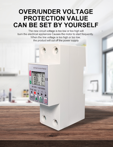 Tuya Wifi mạch thông minh Trái Đất rò rỉ trên dưới Điện áp bảo vệ ngắt năng lượng điện kWh đa chức năng mét - Product Image 3