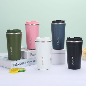 OEM/ODM Wholesale Stainless Steel Double Wall Vacuum Insulated 380ml Skinny Tumblers Handle Lid Leak-Proof Thermal Insulation - Product Image 1