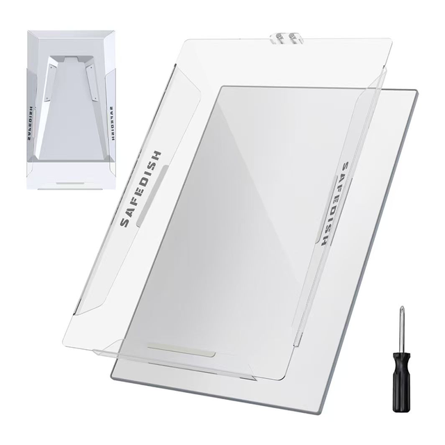 Outdoor Weatherproof Transparent Protective Case for Starlink Mini Satellite Dish, Anti-UV Dust Rain Snow PC Shield Cover