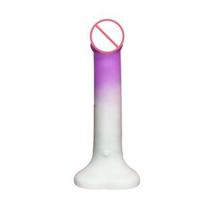 Material Seguro para la Estimulación del Clítoris, la Vagina y el Ano con Fuertes Ventosas, Juguetes Sexuales, Consolador Realista de Silicona - Product Image 2