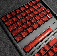 Metallic Silver Aluminum Keycaps for Mechanical Keyboard 68/75 Manufacture's Product