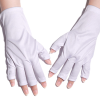 OEM ODM-Sèche-cheveux sans doigts pour salon de manucure-Lumière LED blanche-Lampe à rayonnement-Gant noir-Gants en gel anti-art-Protection des ongles Uv
