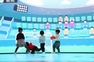 Trò chơi nhóm, trò chơi tương tác dẫn đầu, tương tác trên tường và sàn, thể thao vui nhộn, trận chiến lưới, trò chơi bóng - Product Image 6