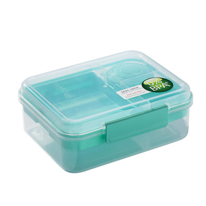 2026 portable double-layer lunch box, <b>simple</b> partition bento box, wholesale lunch box for outdoor picnics - Product Image 5