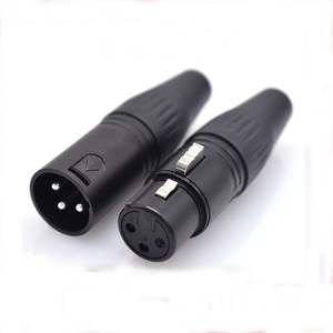 Aureate fournit des connecteurs XLR pour montage sur panneau, connecteur mini XLR femelle 4 broches, connecteur XLR 5 broches, connecteur audio-vidéo XLR mâle 3 broches. - Product Image 6