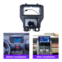 Meihua 9 pouces haute qualité Android voiture DVD cadre accès facile accessoire intérieur pour 2015-2020 pour FORD MUSTANG voiture accessoires