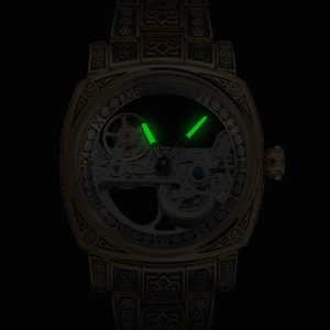 OEM ODM High Quality Men's <b>Skeleton</b> Carved <b>Automatic</b> <b>Watch</b> Stainless Steel Band Luminous Waterproof Mechanical <b>Watch</b> - Product Image 5