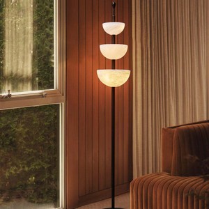 Lampadaire en marbre avec lumière LED pour la maison, salon, chambre à coucher, 300x1850mm, commande par interrupteur - Product Image 3