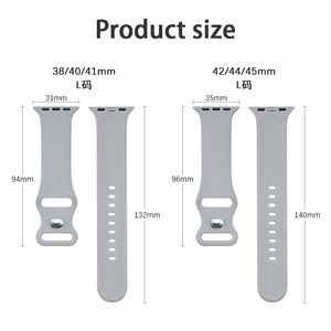 Para <span class=keywords><strong>Apple</strong></span> <span class=keywords><strong>Watch</strong></span> Series 10 46mm Bandas Silicona suave con cierre de mariposa Correa de reloj deportiva ajustable - Product Image 5