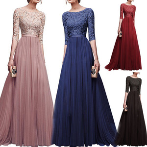 Nuevo llegado alta calidad suave tela encargo, estilo largo <span class=keywords><strong>fiesta</strong></span> princesa estilo vestido de noche - Product Image 4