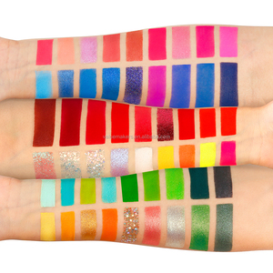 Paleta de sombras de ojos personalizada DE'LANCI 54 colores <span class=keywords><strong>La</strong></span> Catrina paleta de sombras de ojos alta pigmentación mate brillo paleta de sombras de ojos - Product Image 4