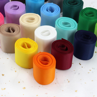 Ruban gros-grain de 196 couleurs, 100 yards, largeur 7/8 pouce (22 mm), ruban uni pour la vente en gros