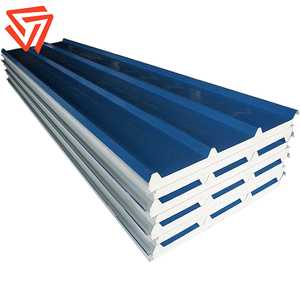 Cubierta y Canalón <span class=keywords><strong>para</strong></span> Techos de Paneles Sándwich, Núcleo de PU/PUR Ignífugo B1, Color Personalizado - Product Image 5