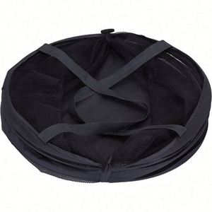 Panier à linge pliable en maille, panier de rangement portable pour la maison, panier à linge sale pliable pop-up - Product Image 5
